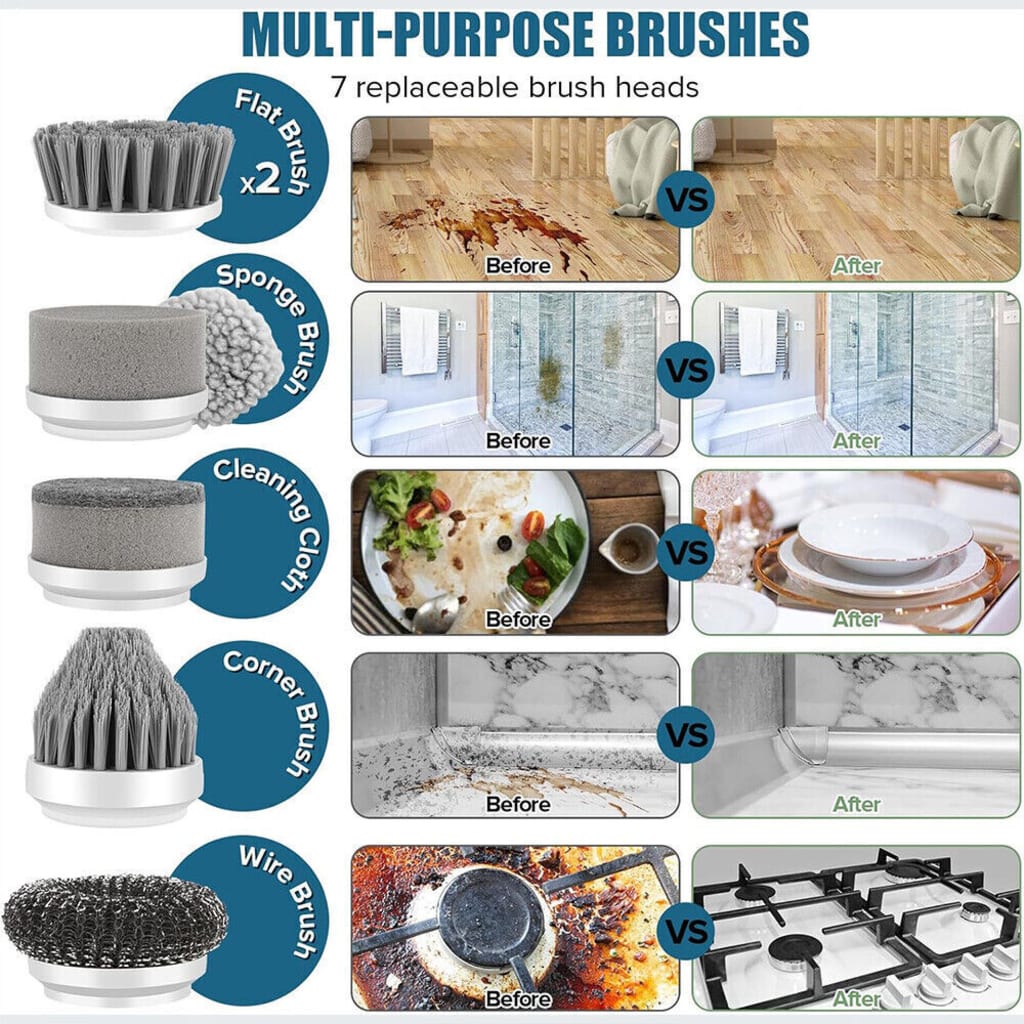Whirl™ Cordless Electric Spin Scrubber